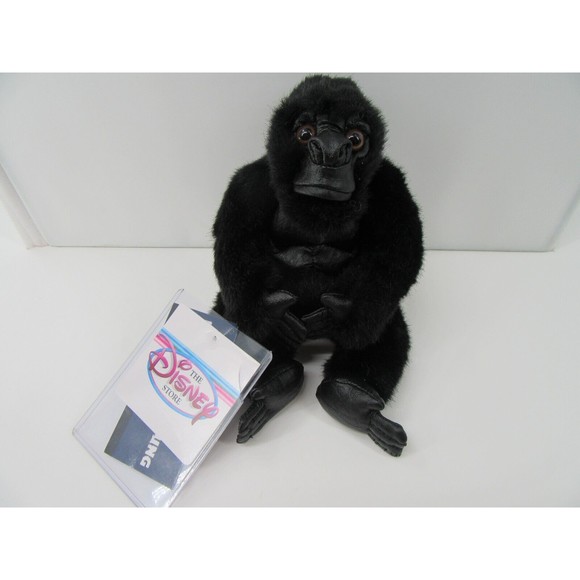 Disney Store Plush Mini Bean Bag Mighty Joe Young Ape Black 8" NWT Exclusive - Picture 2 of 9